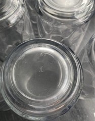 vintage drinkware set 6 libbey highball iced tea glasses optic dot fish scales