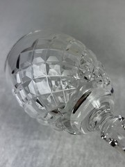 Set of 2 WATERFORD COMERAGH Crystal Claret Wine Goblets Glasses 6 7/16” IRELAND