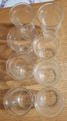 Vintage Pilsner Etched Tumbler’s 8; 4×2.25