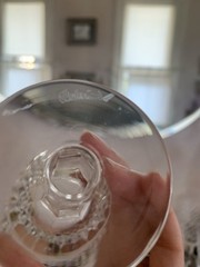 Waterford Crystal ALANA Claret Wine Glasses 5 7/8″ Made in Ireland VTG Set of 7