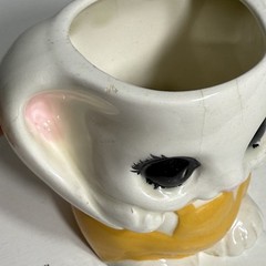 Vintage Bunny Rabbit Mugs Ceramic Animal Cups Lot of 2 Cute Decor Collectibe