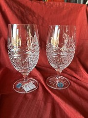 2 Waterford Crystal Book of Kells Iced Beverage Glasses in Box 1065243