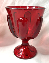 Lot Of 10 Ruby Red Glasses Goblets Tumblers – Vintage, Mixed Sizes