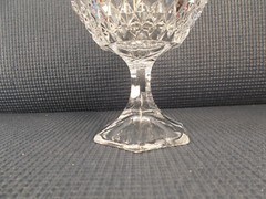 Fostoria Crystal Stratton Pattern Champagne Sherbet Glass 5 3/8″