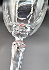 RARE 8 Lenox Decor Wine Glasses 7″ Fine Crystal Multisided Tapered Stem EUC