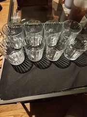 🔥 Vintage Pasabahce Optic Block Rocks Glasses Square Low Tumblers Set of 8 🥃