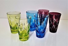 FABERGE NA ZDOROVIE BUBBLES MULTI-COLOR VODKA SHOT GLASSES, SET OF 6