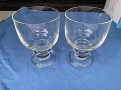 THOMAS — COPPA — CLARET WINE GOBLETS (2)