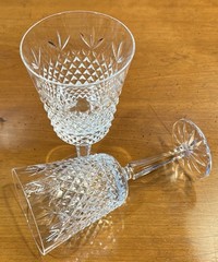 2 Lenox USA Beacon Hill 7.5” Water Goblets Discontinued 1983- 1987 “PERFECT”