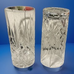 Royal Crystal Rock Palace Cut 6” Highball Tumbler Set Of 2