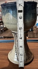 Studio Pottery Beautiful Chalice Goblet Artist Signed Marysia 2004 Religious