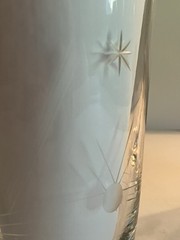 Vintage Atomic Style Starburst Sunburst Highball Glasses SET OF 5 Etched 14 Oz