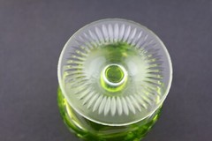STUNNING SET OF 4 NACHTMANN CUT TO CLEAR MULTICOLOR CRYSTAL BRANDY SNIFTERS-MINT