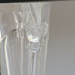 Lenox Butterfly Meadow Glass Tumbler Highball Glass, 3D Butterflies 12fl. oz.