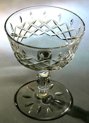 Bryce Elegant Cut Glass * Set of 4* 638-5 Champagne / Sherbet Glasses 4 1/4″