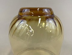 anchor hocking regal gold amber honey flat tumbler (set of 6) 3 1/8″ tall 9 oz.
