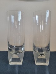 2 Flawless Perfect Pair of Rosenthal Studio Line Skal High Ball Glasses
