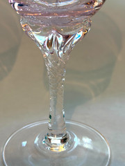 Vintage Sasaki Grand Hawthorne Coral Pink Iced Tea Goblets Pair 6 3/8