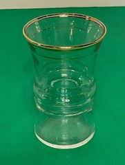 Double Gold Ring Anchor Hocking Tumbler (s) LOT OF 11 Vintage 1950’s 3328