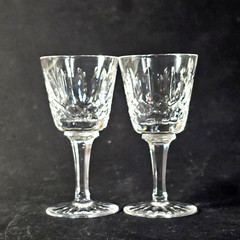 ATLANTIS ISABEL CORDIAL GLASSES, Cut Lead Crystal, 4 1/4″, 2 oz, PORTUGAL, 2PCS