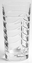 VINTAGE TIFFANY & COMPANY ITALY RCR CRYSTAL SWAG PATTERN HIGHBALL GLASS 5 5/8″