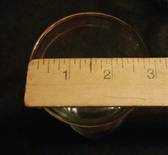 Vintage Clear With Gold Rim Anchor Hocking 4¾» Water Glass Belted
