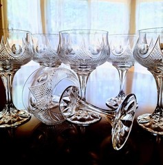 TIFFIN-FRANCISCAN Mid Century Champagne Glasses Set of 6