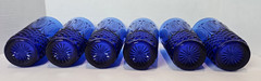 Set of 6 Avon Arcoroc Royal Sapphire Cobalt Blue 12-Oz. Tumblers Made In France