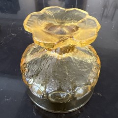 Set of (2) Vintage Franciscan Tiffin Madeira Cornsilk Yellow Sherbet Glasses MCM