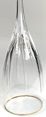 Vintage 1995-2001 Soho Gold by Rogaska 9″ Fluted Champagne Glass