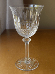 St Louis Tommy #1 large water goblet~7 3/4 inches tall~made in France~Pristine