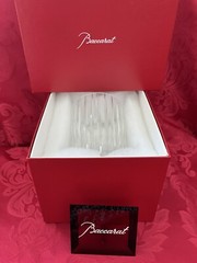 NIB FLAWLESS Exquisite BACCARAT Glass HARMONIE Crystal TRIPLE TUMBLER ICE HOLDER