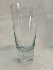 Set (8) Clear Crystal Floating Bubble Cocktail Drinking Tumbler Glasses