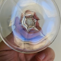 Johann Haviland Bavaria Sweetheart Rose Platinum Rim Wine Glass