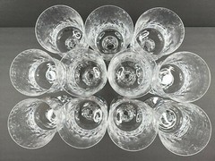 11 Kosta Boda Prince Water Goblet Set Vintage 6 3/4″ Clear Crystal Glass Sweden