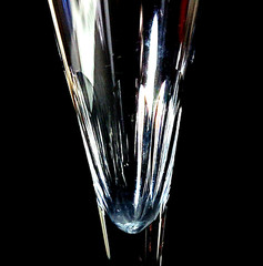 TIFFANY & CO TFC14 CHAMPAGNE FLUTE, Cut Lead Crystal, 9″, 8 oz, Made in USA