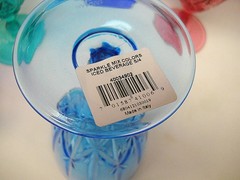 Set of 8 Vintage WATERFORD MARQUIS SPARKLE ICED TEA GLASSES-COLORS!-EXC.