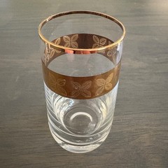 Vtg MCM Czech SPOJENE SKLARNE Glassworks. Lednicke Rovne 4 Shot/Cordial Glasses.