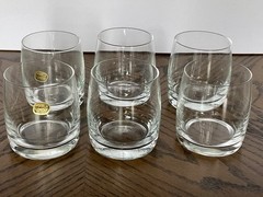 Bohemia Import Associates Claudia 6 Double Old Fashioned Glasses 3 1/2″
