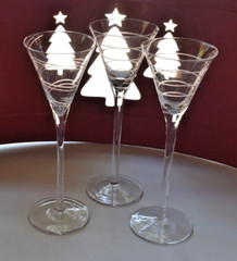 3 ~ MIKASA EXPRESSIONS Swirl Etched Long Stem Cordial Glass Barware VTG 8″ 2003