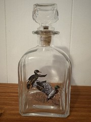 Richard E Bishop Decanter Mallard Ducks Hunting Outdoor Life