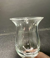 Vintage MCM 3 Long Stem Flared Rim Liquor Cordial Glasses
