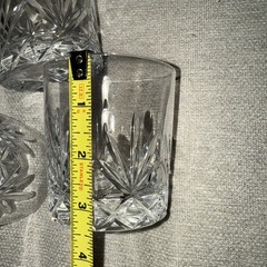 3 Cristal D’Arques Durand Chantilly Taille Beaugency 3 ½” Old Fashioned Lowball
