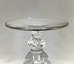 Vintage Glastonbury Lotus Puritan Water Glass Platinum Band 6 3/4”Set Of 4 EUC