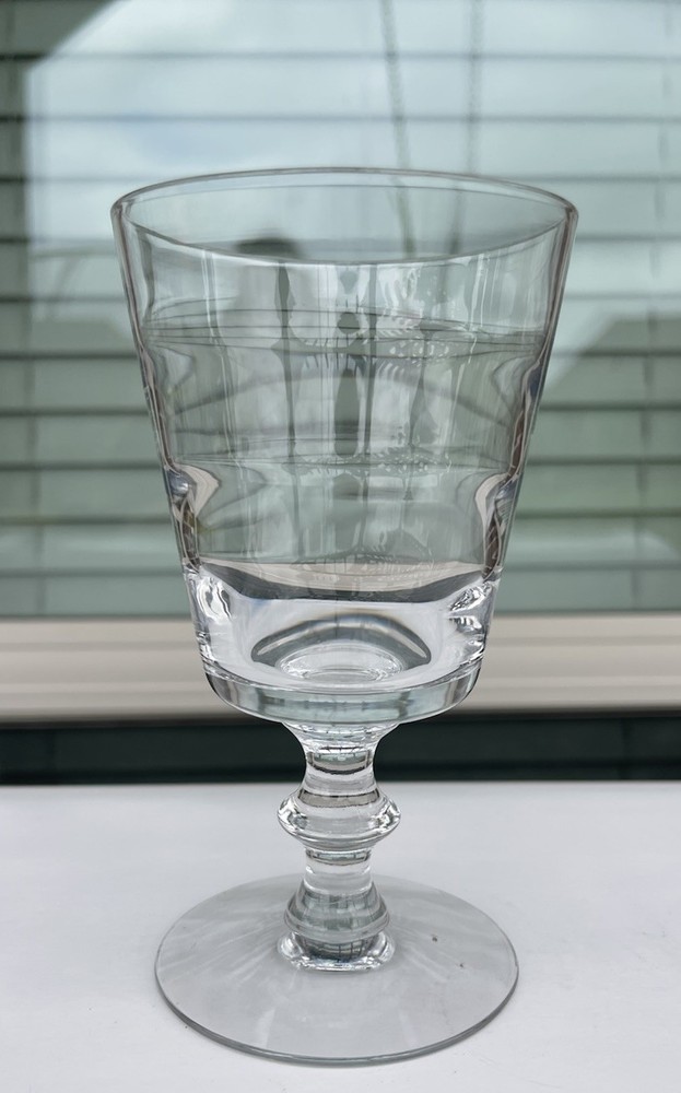 Optic Clear by TIFFIN-FRANCISCAN Water 6” Footed Glass