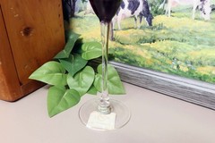 Lenox Color Gem Amethyst Champagne Flute – 10.25″ ~ Original Paper Label