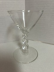 Vintage Set of 8 Libbey Knob Hill Sherry 1 Oz Glasses. Candlewick Style.