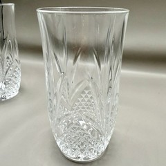 Vtg Cristal de Flandre «Salzburg» Lead Crystal Highball Glasses – Set of 2