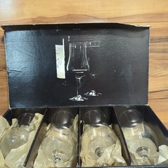 Orrefors Elixir Wine Tasting Glasses By Nils Lanberg 1969 Original Box