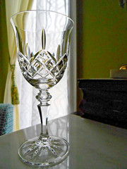 Galway Crystal Wine Longford Cut Crystal Water Goblet